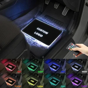 LED Car Floor Mat Custom LOGO